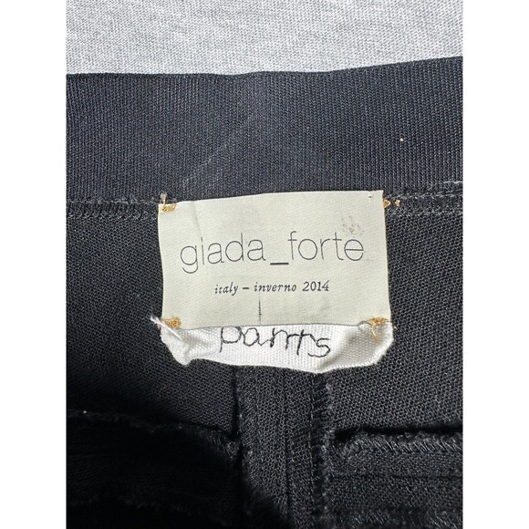 Giada‎ Forte Black Ankle Dress Pants Size II Wool Blend 30x30.5 - Picture 4 of 9